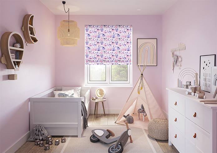 Magic Castle, Fairy Purple - Roman Blind - Image 8